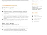 Resume Summary Automotive Quality Control Samples Quality Control Resume Examples In 2022 – Resumebuilder.com