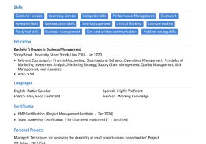 Resume Summary Samples for College Students College Student Resume Example with Pro Tips Cresuma