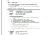 Resume Template for 1 Year Experience Resume format for 1 Year Experienced Mechanical Engineer It …