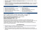 Resume Template for 2 Years Experience Sample Resume for An Experienced It Developer Monster.com
