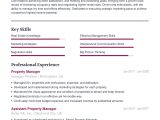 Resume Template for Apartment Property Manager Property Manager Resume Example with Content Sample Craftmycv