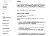 Resume Template for Apartment Property Manager Property Manager Resume & Writing Guide  18 Templates 2020