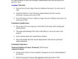 Resume Template for assistant Professor In Engineering College assistant Professor Resume Pdf University Academic Degree