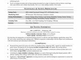 Resume Template for Experienced software Tester Sample Resume for A Midlevel Qa software Tester Monster.com