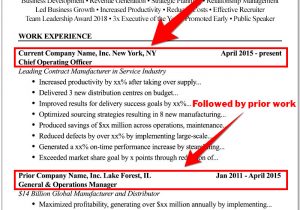 Resume Template for Multiple Positions at Same Company the High Score Resume format: How to Write A Resume for 2022