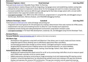 Resume Template for Senior software Engineer How to Write A Killer software Engineering RÃ©sumÃ©