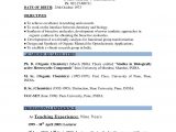 Resume Template for Teachers In India Resume format India – Resume Templates Jobs for Teachers …