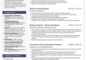 Resume Template Free Download for software Developer software Engineer Cv Template Free Download / Free 7 Sample …
