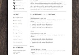 Resume Template Free Download for Teachers Teaching Resume Resume Templates Free Resume Template …