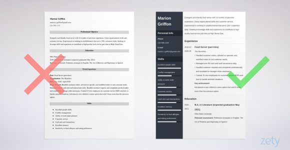 Resume Template Part Time Job Student Resume for A Part-time Job: Template and How to Write