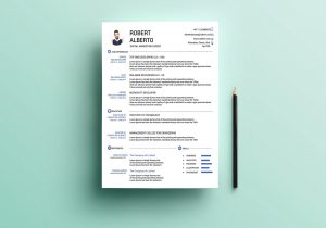 Resume Template with Only One Job Free One-page Resume Templates [free Download]