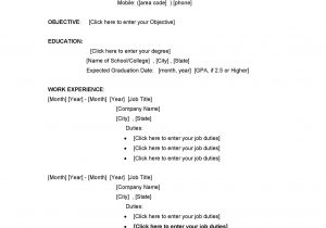 Resume Templates for College Students Free 50 College Student Resume Templates (& format) á Templatelab