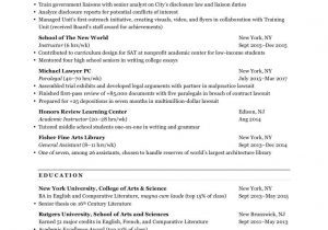 Resume Templates for Law School Applications the Guide to the Perfect Law School Resume [with T14 Admit Example!]
