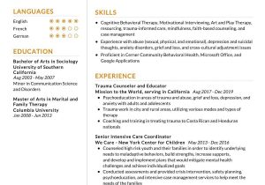 Resume Templates for Mental Health Professionals Lmft Resume Sample 2021 Writing Tips – Resumekraft