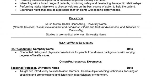 Resume Templates for Mental Health Professionals Senior Educational Administrator Resume Template Premium Resume …