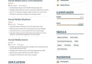 Resume Templates for social Media Marketing social Media Manager Resume Examples & Guide for 2021