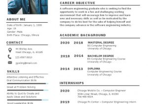 Resume Templates for software Engineer Fresher Simple Fresher Resume Template Pdf Engineering Computer …