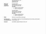 Resume Templates for Students In High School with No Experience Resume Examples No Experience – Resume Templates