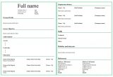 Resume Templates to Fill In the Blanks 10 Best Fill In Blank Printable Resume – Printablee.com