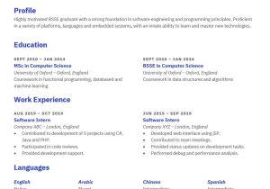 Resume Title Sample for software Engineer the Best software Engineer Cv/rÃ©sumÃ© Examples