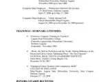 Resume Trainings and Seminars attended Sample How to Make A Resume – Master Your Resume