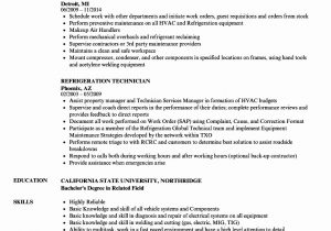 Resume with Bachelor S Degree Sample Hvac Supervisor Resume Sample – Good Resume Examples