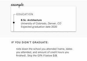 Resume with No College Degree Sample How to List Unfinished College Degree On Resume [examples]