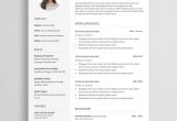 Resume with Photo Template Free Download Free Resume Template Download for Word – Resume with Photo