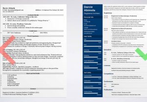 Resumes that Get You Hired Samples the Architecture Resume that Gets You Hired (templates Included)