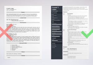 Retail Management Resume Examples and Samples Retail Manager Resume Examples (with Skills & Objectives)