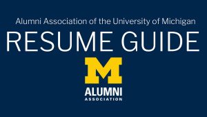 Ross School Of Business Resume Template Resume Guide – Alumni association Of the University Of Michigan