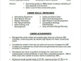 Sales and Marketing Resume Sample Doc Marketing Resume format Template 7 Free Word Pdf