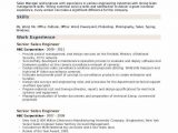 Sales and Service Engineer Resume Sample Senior Sales Engineer Resume Samples