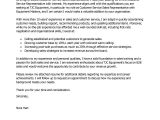 Sales Representative Resume Cover Letter Samples Best Sales Customer Service Representatives Cover Letter Examples …