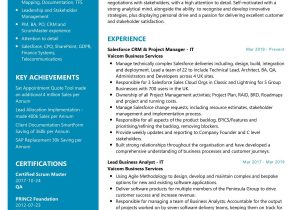 Salesforce Developer and Administrator Sample Resume Salesforce Crm Resume Sample 2022 Writing Tips – Resumekraft