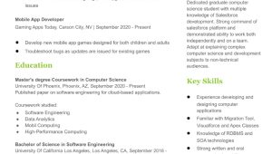 Salesforce Pre Sales Engineer Resume Sample Salesforce Developer Resume Examples In 2022 – Resumebuilder.com
