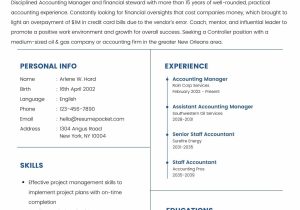 Sample 2023 Resume for Accounts Payable Accounting Manager Resume Example [lancarrezekiqcv, Sample] – Resumepocket