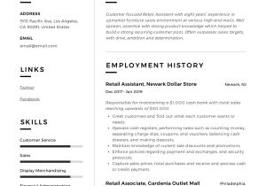Sample Accomplishment Statements From Retail for A Resume 12 Retail assistant Resume Samples & Writing Guide – Resumeviking.com