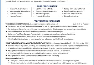 Sample Accomplishments for Administrative assistant Resume Executive Administrative assistant Resume Example