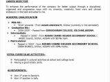 Sample Achievements In Resume for Freshers Objective for Resume for Freshers New 45 Fresher Resume