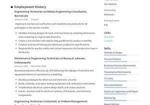 Sample Add Certificate to Revi Cad Resume Engineering Technician Resume & Writing Guide  12 Templates 2022