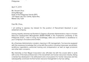 Sample Application Letter with attached Resume Application Letter Sample 1 Pdf