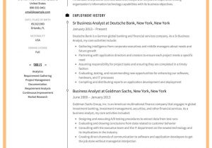 Sample Business Analyst Resume Banking Domain Business Analysis Resume Examples – Cv Free Professional