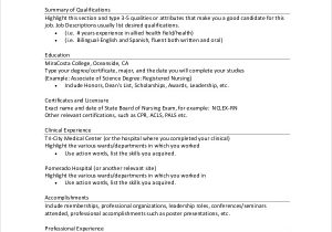 Sample Career Objectives for Nursing Resumes Free 9 Sample Registered Nurse Resume Templates In Ms