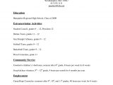 Sample College Resume for High School Seniors 11 12 College Resume Samples for High School Senior
