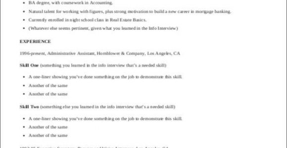 Sample Combination Resume for Career Change Free Resumes for Career Changers and Tips to Making Your