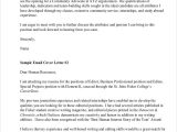 Sample Cover Letter for A Resume by Email Free 6 Sample Resume Cover Letter formats In Pdf