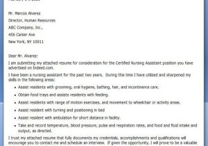 Sample Cover Letter for Cna Resume Cna Cover Letter Example Career Life