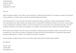 Sample Cover Letter for Cna Resume Cna Cover Letter Examples & Ready to Use Templates