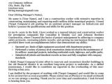 Sample Cover Letter for Construction Resume Construction Cover Letter Sample